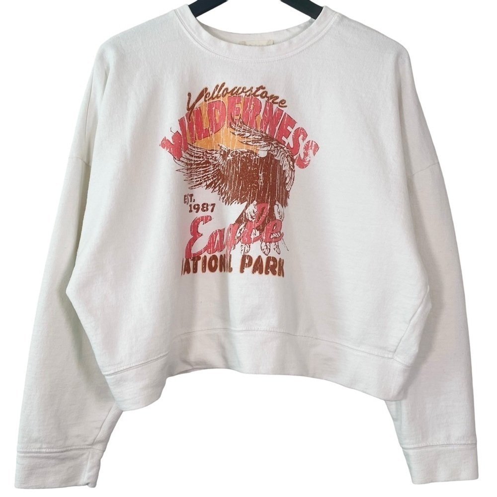 Altar’d State Yellowstone National Park Pullover Sweatshirt Ivory